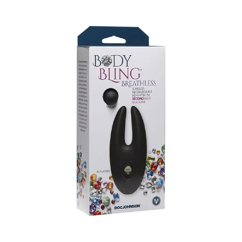 Body Bling - Clit Cuddler Mini-Vibe in Second  Skin Silicone - Silver