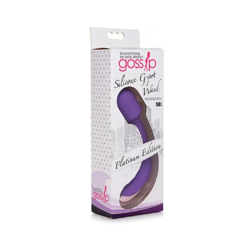 Curve Novelties Gossip G Spot Silicone Wand 50x - Violet