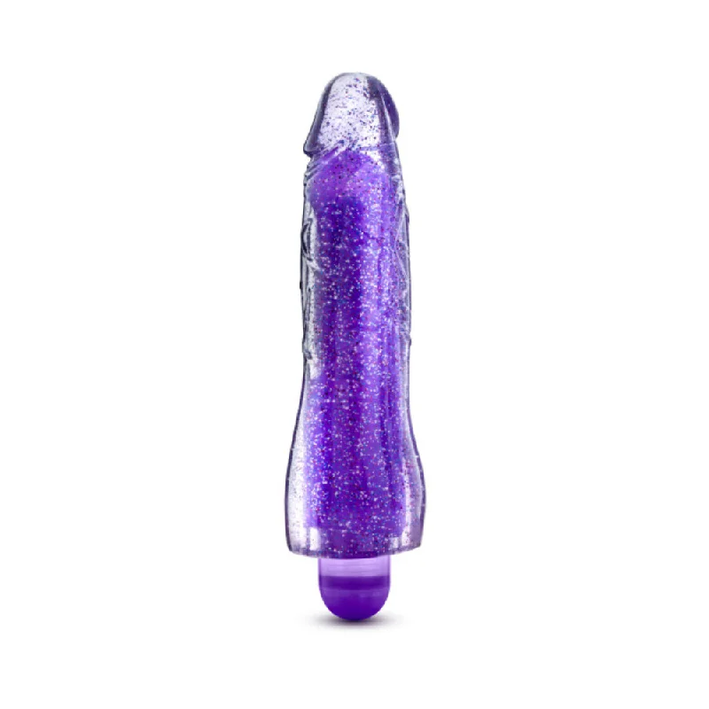 Blush Glow Dicks Glitter Vibrator Molly - Purple