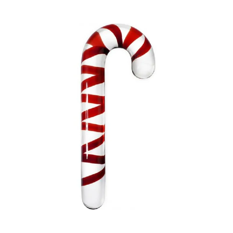 Icicles No. 59 Hand Blown Glass Massager Candy Cane