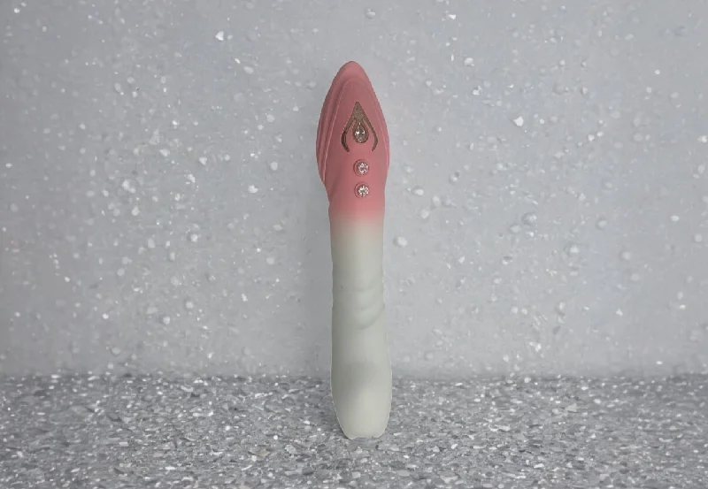 Luxurious Telescopic Vibrator Massager with Diamond Design Sex Toys Wand