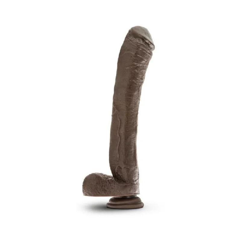 Dr. Skin Mr. Ed 13 Inch Dildo With Suction Cup - Chocolate