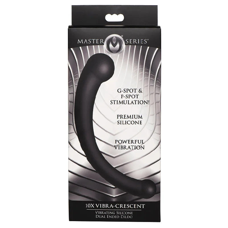 Ms Vibra Crescent Dual Dildo Black