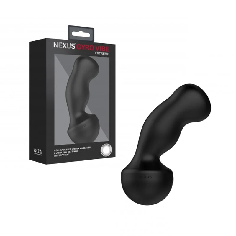 Nexus Gyro Vibe Extreme Vibe Dildo-Blk