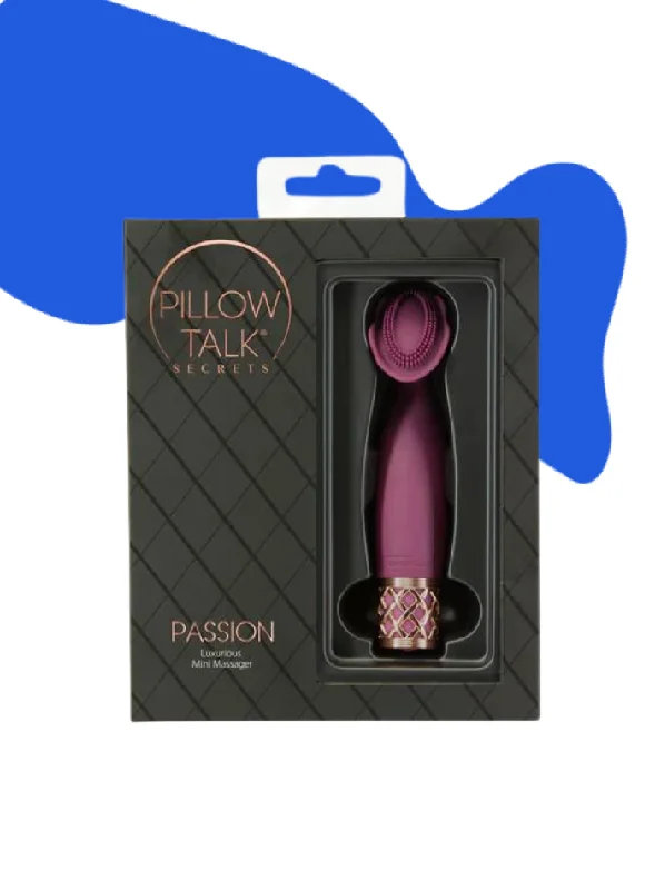 Pillow Talk Secrets PASSION Mini Vibrating Flower Shaped Clitoral Vibrator