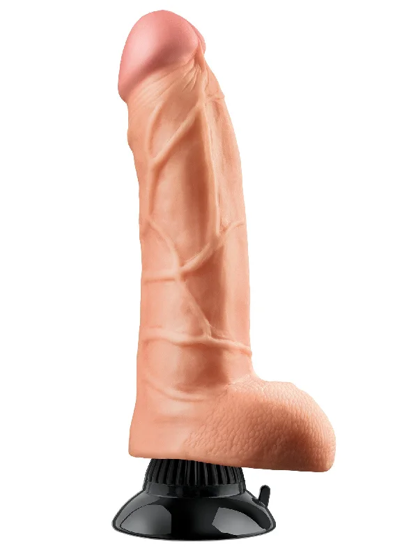 Pipedream Real Feel Deluxe 8 Inch Vibrating Suction Dildo