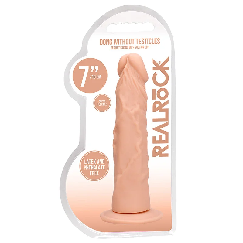 Real Rock Realistic Dildo - 7 Flesh