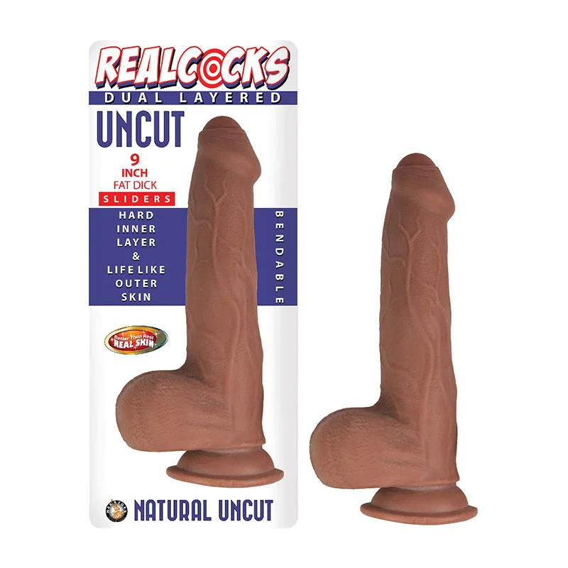 Realcocks Dual Uncut Slid Fat 9in Br