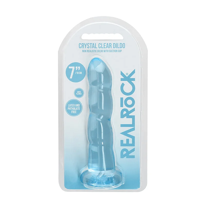 Realrock Non Realistic Dildo 7in Blue