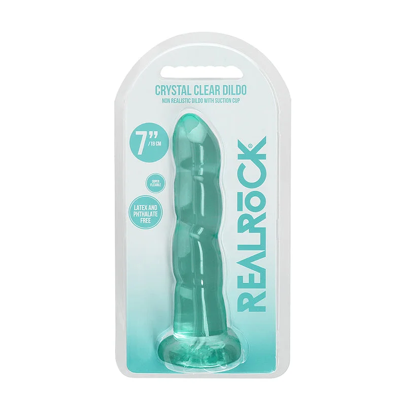 Realrock Non Realistic Dildo 7in Turq