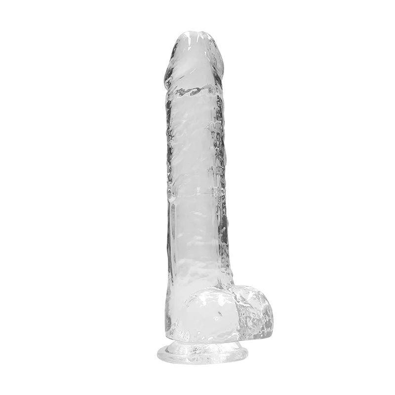 Realrock Realistic Dildo W/Ball 10In Cle