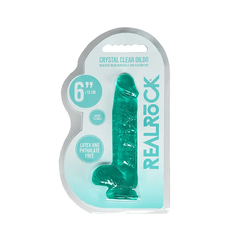 Realrock Realistic Dildo W/Balls 6in Tur