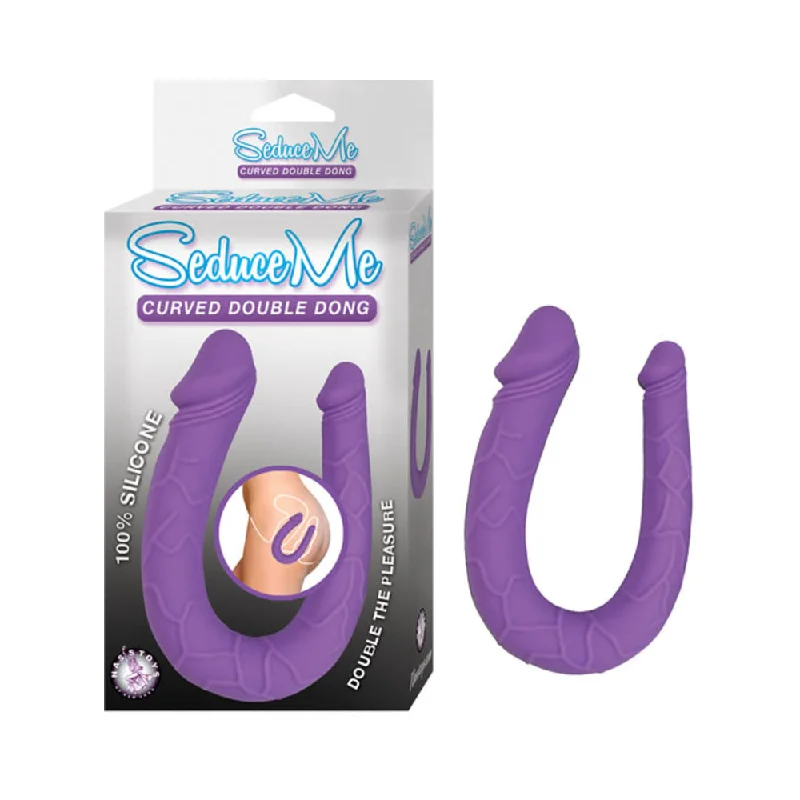 Seduce Me Curved Double Dong Purple