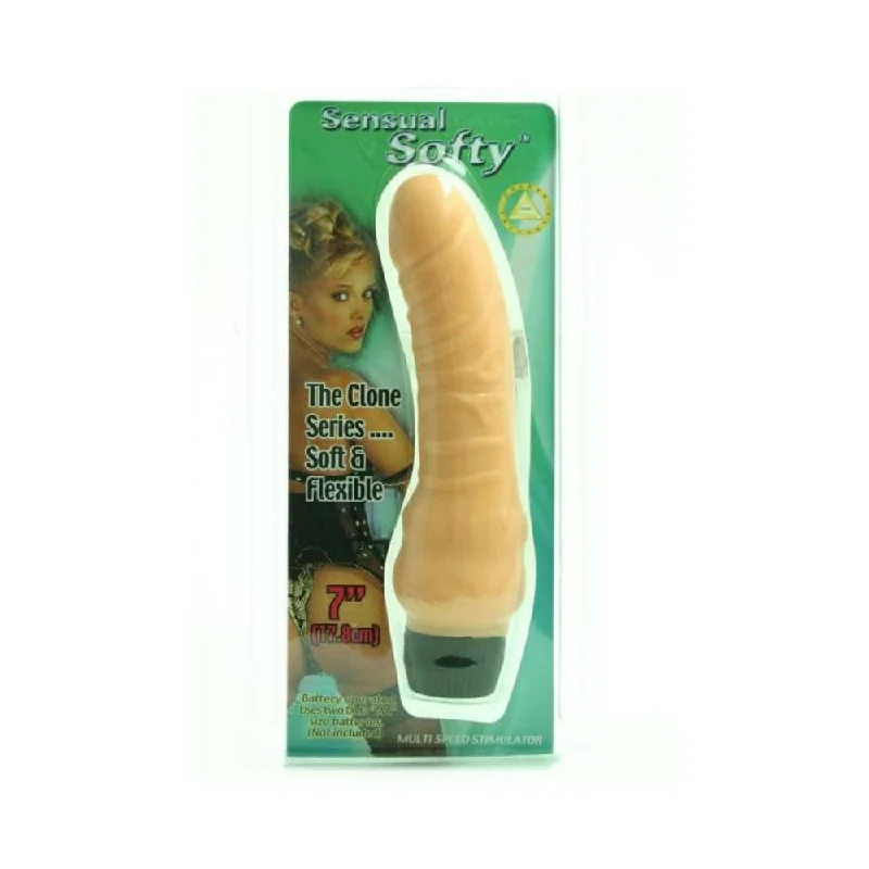 SENSUAL SOFTY 7 INCH DONG FLESH