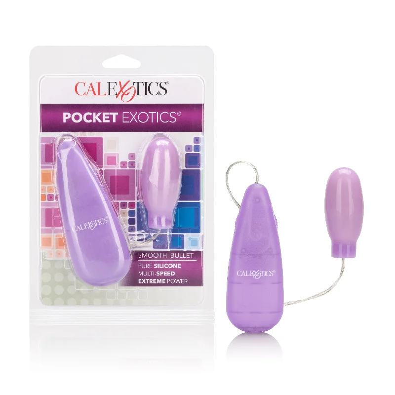 Silicone Slims Vibrating Smooth Bullet - Purple