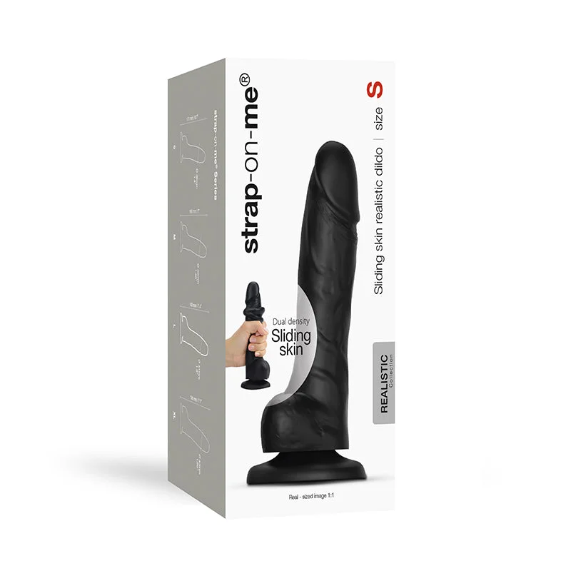 Strap-On-Me Slid Skin Real Dildo S Bk