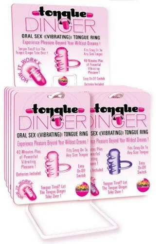 Tongue Dinger - 12 Piece Display - Purple/ Pink