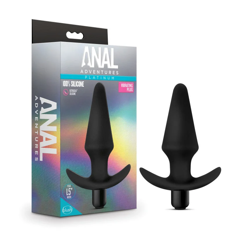 Anal Adventures Platinum Vibrating Butt Plug