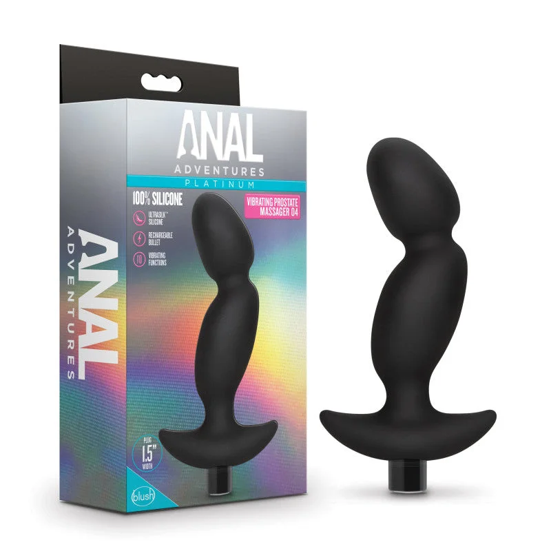 Anal Adventures Platinum Vibrating Prostate Massager 04 Butt Plug