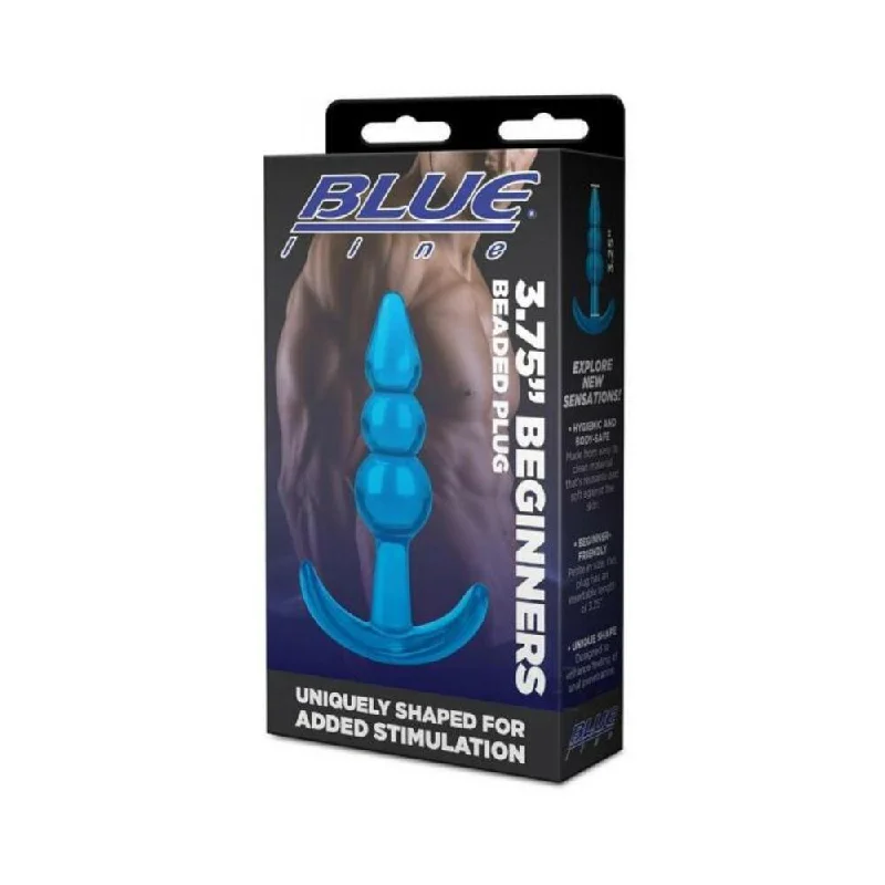 Blue Line C & B 3.75" Beginners Beaded Plug - Jelly Blue