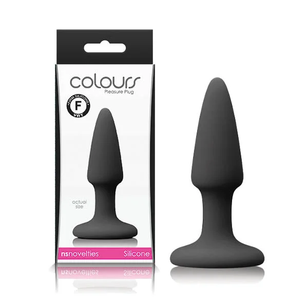 Colours Pleasures Butt Plug 9cm Black