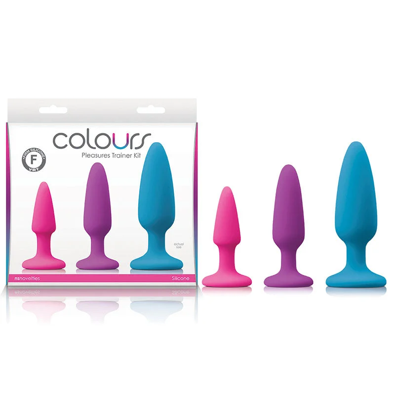 Colours Pleasures Butt Plug Trainer Kit Multicolour