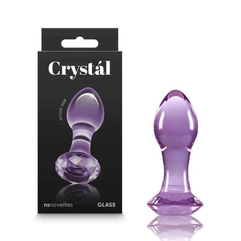 Crystal Gem Butt Plug - Purple