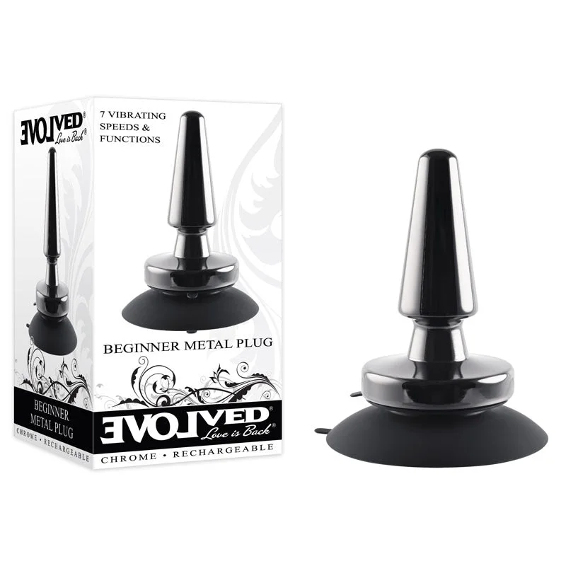 Evolved BEGINNER METAL VIBRATING BUTT PLUG