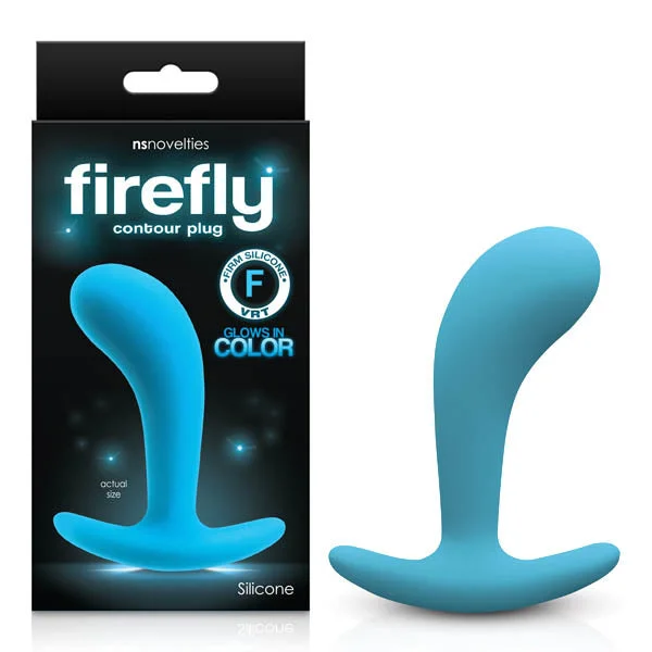 Firefly Contour Butt Plug Blue