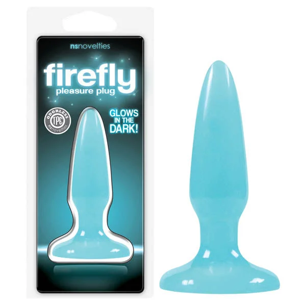 Firefly Pleasure Butt Plug Glow in the Dark Blue