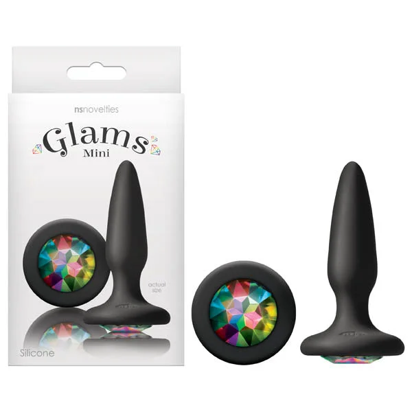 Glams Rainbow Gem Mini Butt Plug