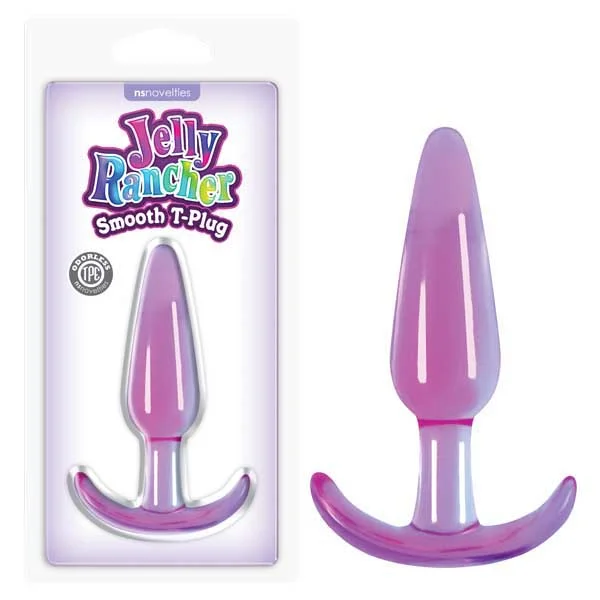 Jelly Rancher Smooth T-Plug Butt Plug Purple