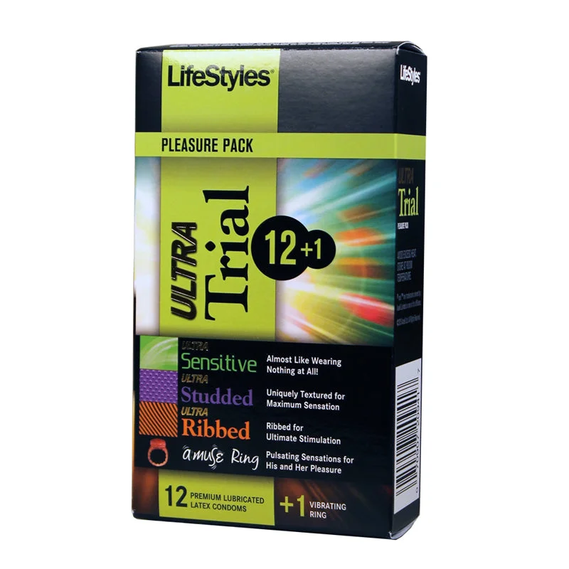 Lifestyles ULTRA Trial Latex Condoms (12+1)