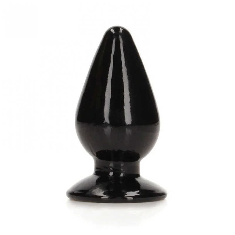 REALROCK 11.5 cm Anal Butt Plug - Black