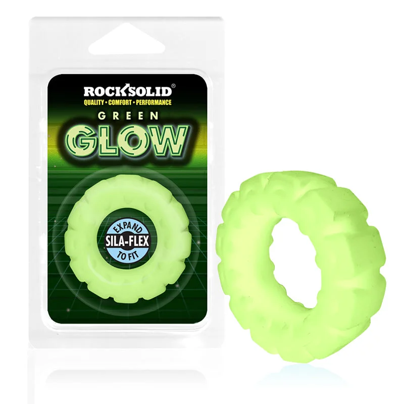 Rock Solid Sila-Flex Glow-in-the-Dark The Tire C-Ring Green