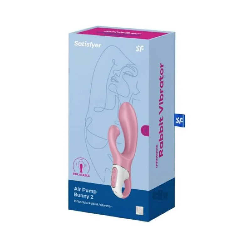 Satisfyer Air Pump Bunny 2 - Light Red