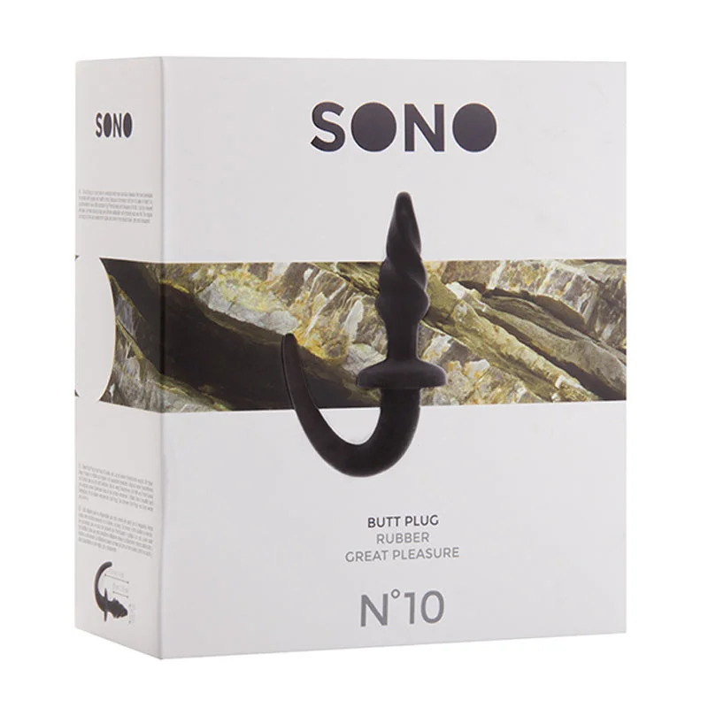 Sono No.10 - Butt Plug - 4 Inch - Black