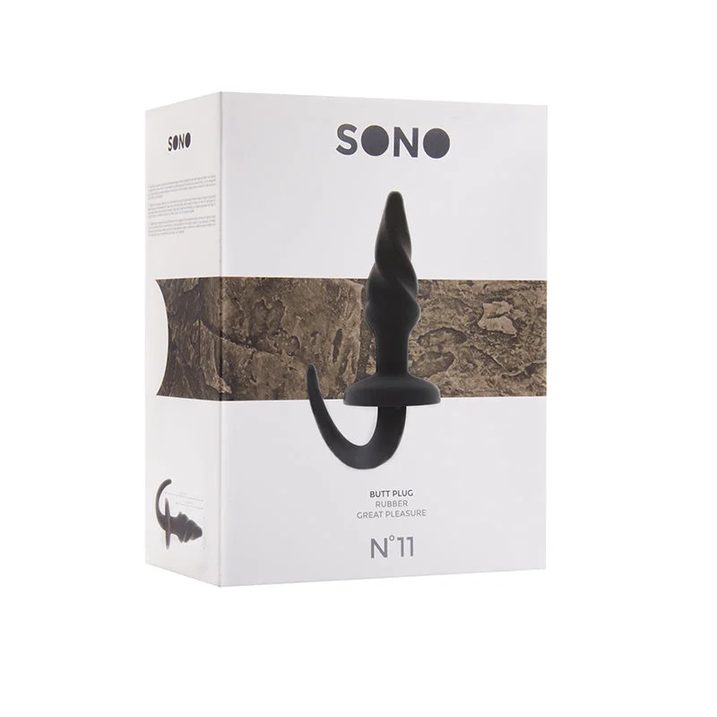 Sono No.11 - Butt Plug - 6 Inch - Black