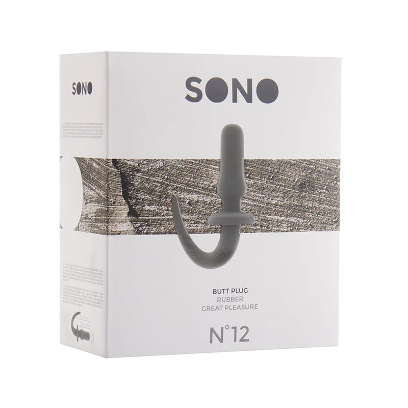 Sono No.12 - Butt Plug - 4 Inch - Grey