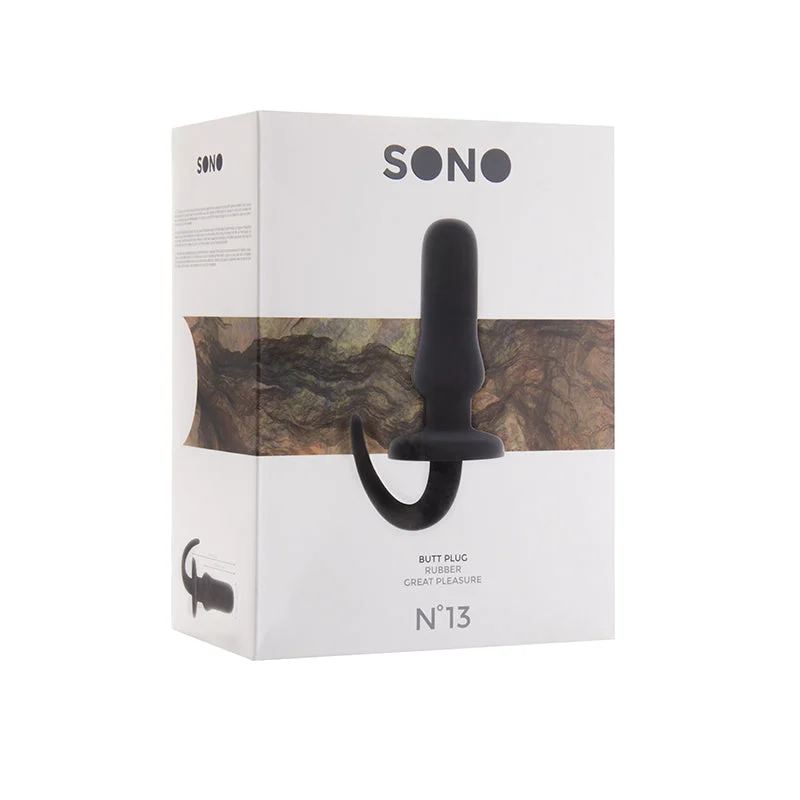 Sono No.13 - Butt Plug - 6 Inch - Black