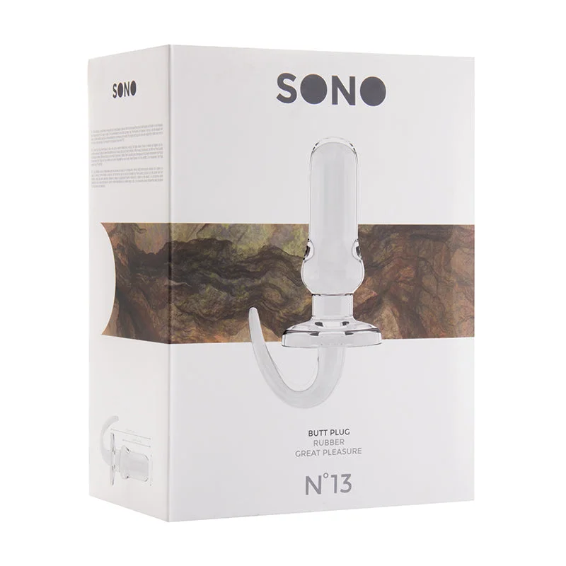 Sono No.13 - Butt Plug - 6 Inch - Transparent