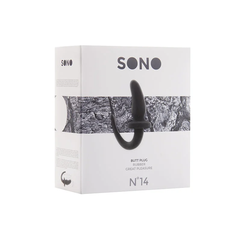 Sono No.14 - Butt Plug - 4 Inch - Black