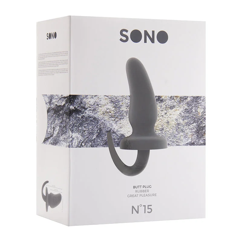 Sono No.15 - Butt Plug - 6 Inch - Grey