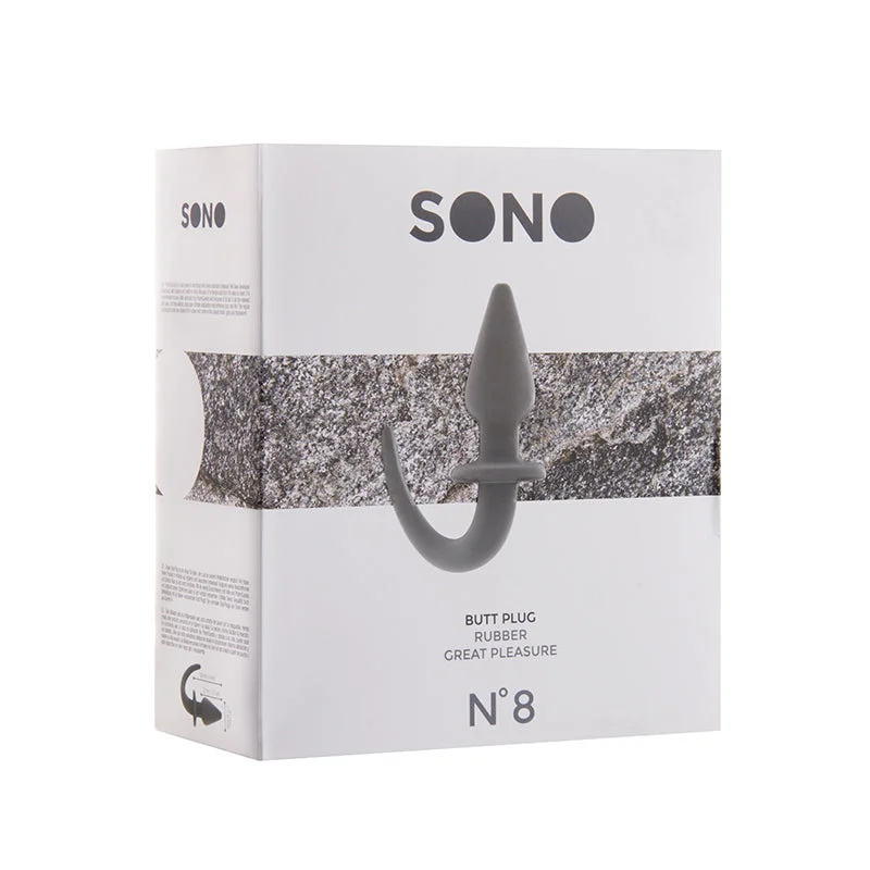 Sono No.8 - Butt Plug - 4 Inch - Grey