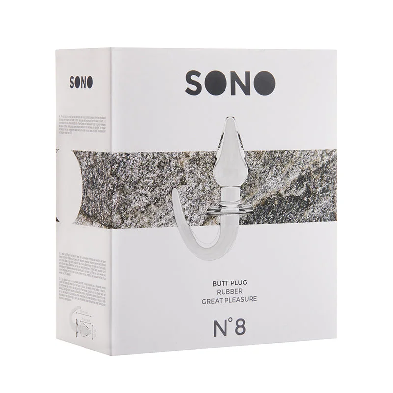 Sono No.8 - Butt Plug - 4 Inch - Transparent