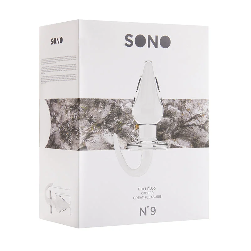 Sono No.9 - Butt Plug - 6 Inch - Transparent