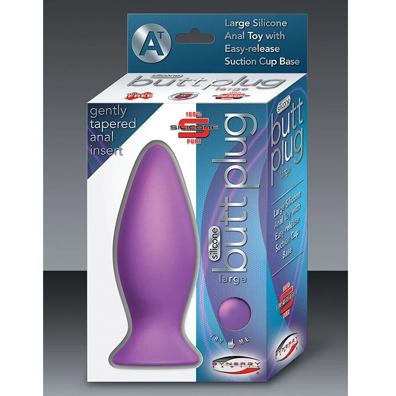 Synergy Silicone Butt Plug Large Lavender