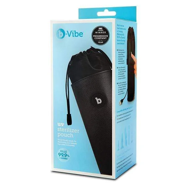 B-Vibe - UV Sterilizer Pouch with USB Cord (Black)