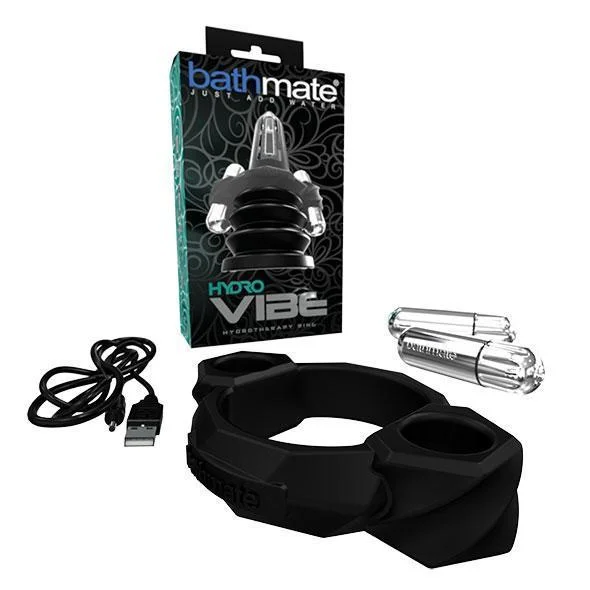 Bathmate - Hydro Vibe Hydrotherapy Ring Penis Pump Accessory (Silver)