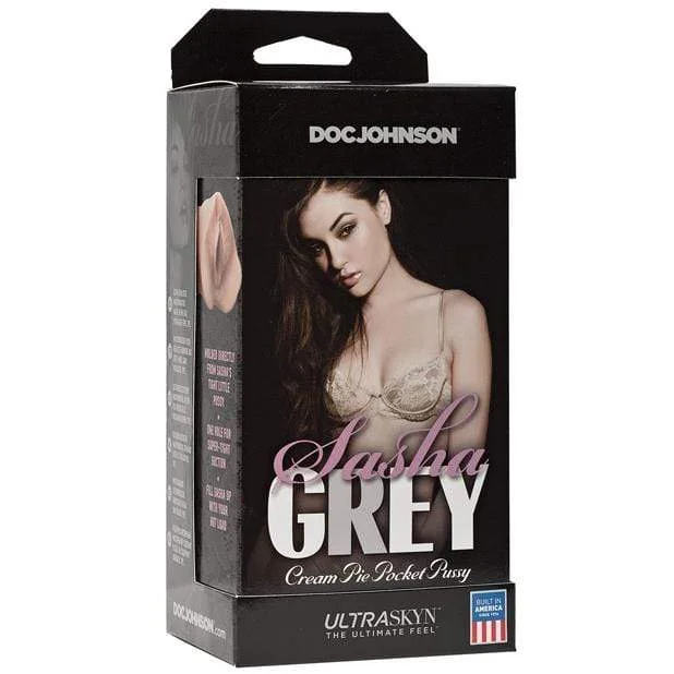 Doc Johnson - Sasha Grey Ultraskyn Cream Pie Pocket Pussy Masturbator (Beige)